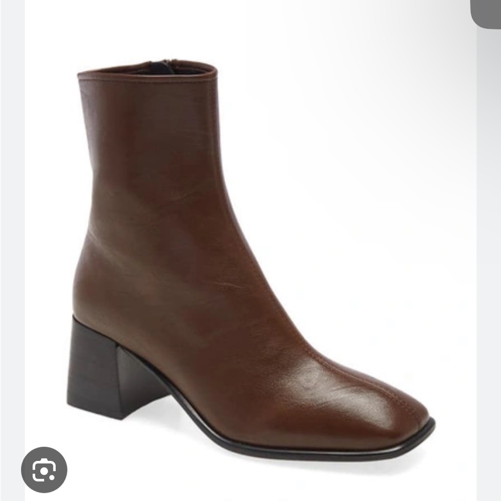 Jefferey Campbell Troye Coffee Brown Square Toy Boots